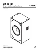 Preview for 1 page of QSC SB-15121 User Manual