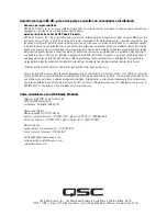 Preview for 14 page of QSC SC-312 User Manual