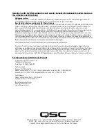 Предварительный просмотр 34 страницы QSC SC-312 User Manual