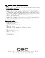 Предварительный просмотр 42 страницы QSC SC-312 User Manual