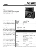 QSC SC-312X User Manual предпросмотр