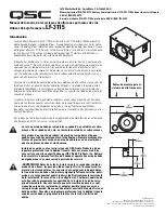 Предварительный просмотр 11 страницы QSC SC-312X User Manual