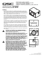 Предварительный просмотр 19 страницы QSC SC-312X User Manual