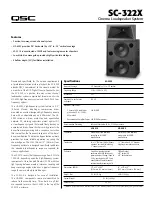 QSC SC-322X User Manual предпросмотр