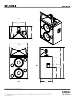 Предварительный просмотр 2 страницы QSC SC-322X User Manual