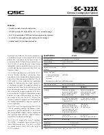 Предварительный просмотр 3 страницы QSC SC-322X User Manual