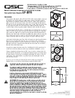 Предварительный просмотр 16 страницы QSC SC-322X User Manual