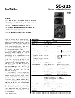 Предварительный просмотр 1 страницы QSC SC-323 User Manual