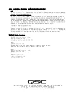 Preview for 42 page of QSC SC-412 User Manual