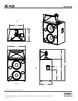 Preview for 2 page of QSC SC-422 Specifications