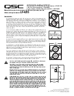 Preview for 15 page of QSC SC-422 Specifications