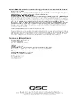 Предварительный просмотр 22 страницы QSC SC-423 User Manual