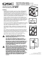 Предварительный просмотр 23 страницы QSC SC-423 User Manual