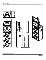 Предварительный просмотр 2 страницы QSC SC-433 User Manual