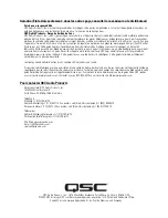 Предварительный просмотр 22 страницы QSC SC-433 User Manual