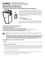 Предварительный просмотр 1 страницы QSC SR-110 User Manual