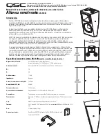 Preview for 3 page of QSC SR-110B User Manual