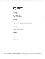 Предварительный просмотр 8 страницы QSC SR-1290 User Manual