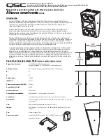 Предварительный просмотр 3 страницы QSC SR-46 User Manual