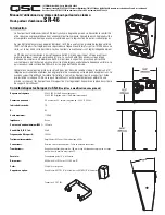 Предварительный просмотр 5 страницы QSC SR-46 User Manual