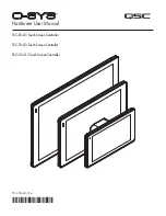 QSC TSC-101-G3 User Manual preview