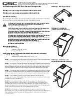 Preview for 4 page of QSC YM-300 Installation Instructions Manual