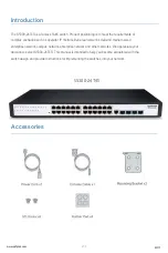 Preview for 2 page of QSFPTEK S5300-24T4S Quick Start Manual