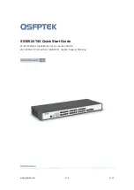 Preview for 1 page of QSFPTEK S5300-24T4X Quick Start Manual