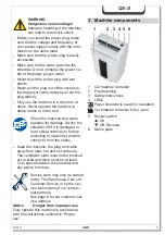 Preview for 3 page of QShred QS-D Operating Instructions Manual