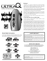 Предварительный просмотр 1 страницы QSound UltraQ Installation And Operation Manual