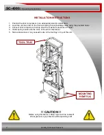 Предварительный просмотр 2 страницы QSP SC-4000 Operating Instructions Manual