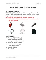 Qstarz BT-Q1000eX Quick Installation Manual preview