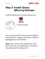 Preview for 8 page of Qstarz BT-Q1000eX Quick Installation Manual