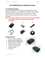 Preview for 1 page of Qstarz BT-Q1000X Quick Installation Manual