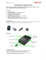 Preview for 1 page of Qstarz BT-Q795 Quick Installation Manual