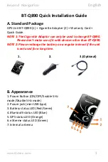 Preview for 1 page of Qstarz BT-Q890 Quick Installation Manual