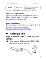 Preview for 6 page of Qstarz CR-Q1100V Quick Start Manual