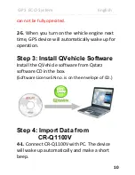 Preview for 10 page of Qstarz CR-Q1100V Quick Start Manual