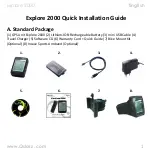 Qstarz Explore 2000 Quick Installation Manual preview