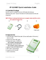 Qstarz Sports Recorder BT-Q1300ST Quick Installation Manual preview