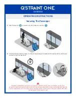 Предварительный просмотр 5 страницы Q'STRAINT ONE Use And Care Manual