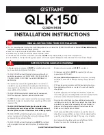 Предварительный просмотр 1 страницы Q'STRAINT Q300M MINI Installation Instructions Manual