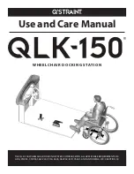 Q'STRAINT QLK-150 Use And Care Manual preview