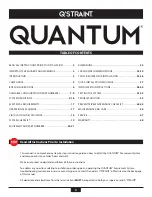 Preview for 3 page of Q'STRAINT QUANTUM Installation Manual