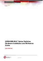 QTech QSW-6900-56LF Series Hardware  Installation And Reference Manual предпросмотр