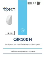 Предварительный просмотр 1 страницы QTech XLINE Series Installation And Programming Manual