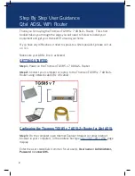 Предварительный просмотр 2 страницы Qtel ADSL WiFi Router Quick Start Manual