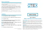 Qtex HFOC-100A User Manual предпросмотр