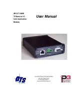 QTS P3 AN-X-TI-MAS User Manual предпросмотр