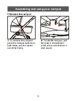 Предварительный просмотр 11 страницы Qtus Spider Carrycot Manual